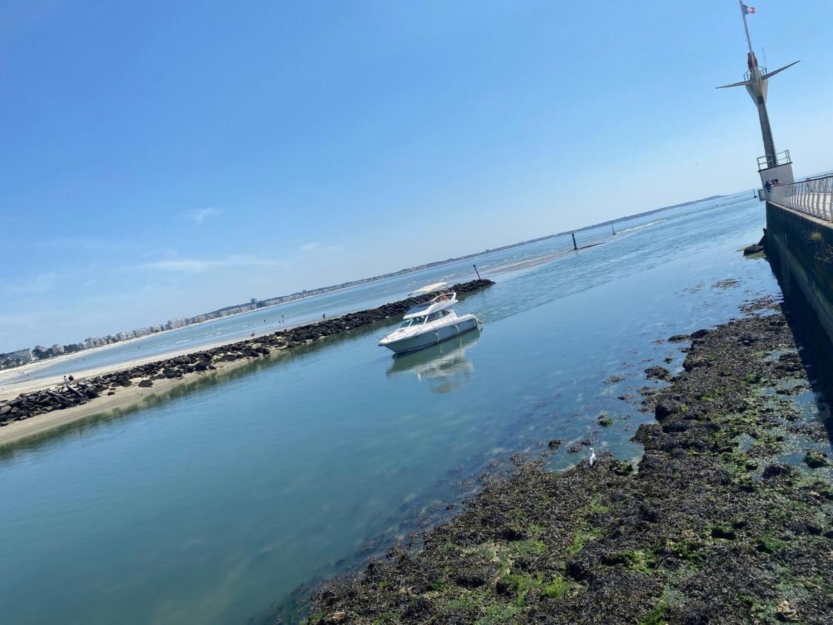 Detente Et Vue Sur Le Port Au Pouliguen 勒宝利古恩 外观 照片